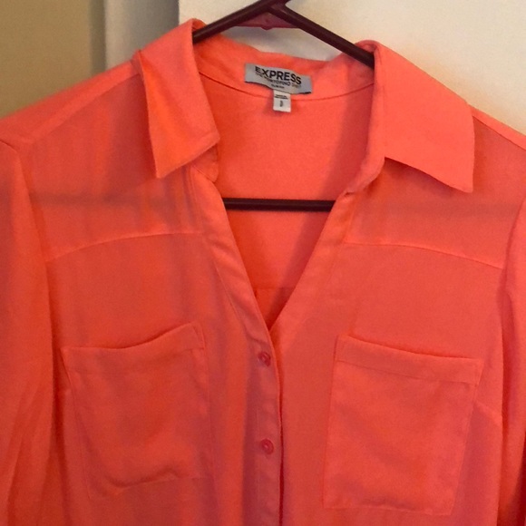 Hot Orange Express Portofino slimfit shirt - Picture 4 of 4